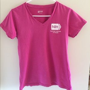 NIH National Institutes of Health Pink T shirt